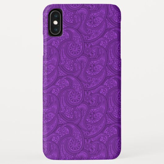 Paars Paisley Case-Mate iPhone Case (Achterkant)