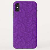 Paars Paisley Case-Mate iPhone Case (Achterkant)