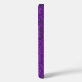Paars Paisley Case-Mate iPhone Case (Achterkant / Links)