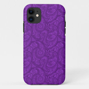 Paars Paisley iPhone 11 Hoesje