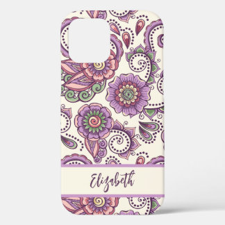Paars Paisley Case-Mate iPhone Case