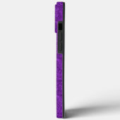 Paars Paisley Case-Mate iPhone Case (Achterkant / Links)