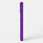 Paars Paisley iPhone Hoesje (Linkerkant)