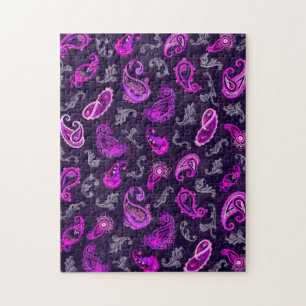 Paars Paisley Legpuzzel