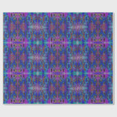 Paars Paisley Pattern Cadeaupapier (Vlak)