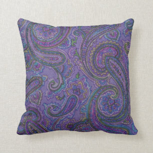 Paars Paisley Pillow Kussen