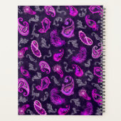 Paars Paisley Planner (Achterkant)