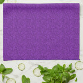 Paars Paisley Theedoek (Gevouwen)