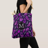  Paars Paisley Tote Bag (Dichtbij)