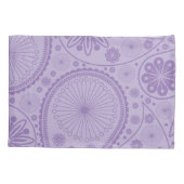 Paars paisleypatroon kussensloop (Achterkant)