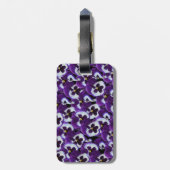 Paars_Pansies_Bouquet,_ Bagagelabel (Achterkant verticaal)