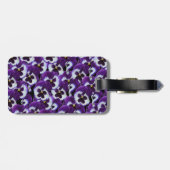 Paars_Pansies_Bouquet,_ Bagagelabel (Achterkant horizontaal)