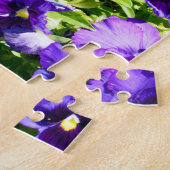 Paars Pansy Field Legpuzzel (Zijkant)