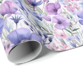 Paars papier voor de onmiddellijke verpakking van  (Rol Hoek)