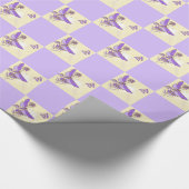 Paars papier voor het oppakken van perziken (Hoek)