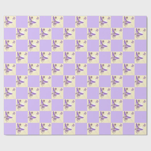 Paars papier voor het oppakken van perziken (Vlak)