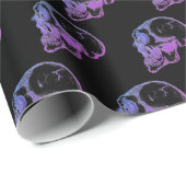 Paars papier voor het oppakken van schedel (Rol Hoek)