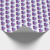 Paars papier voor het oppakken van vloerbedekking (Hoek)