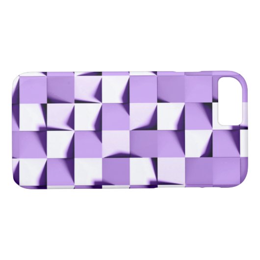 paars papierweefsel Case-Mate iPhone case (Achterkant (Horizontaal))