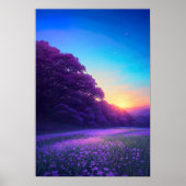 Paars Paradise Poster (Voorkant)