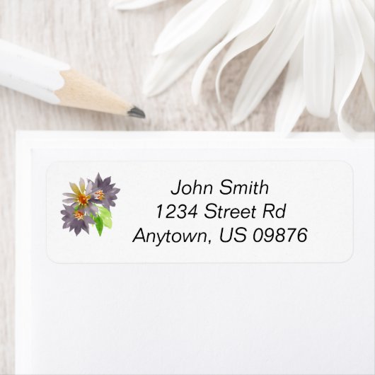 Paars Passielabel Etiket (Insitu)