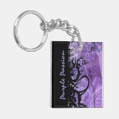 Paars Passion Black en Paars Sleutelhanger (Voorkant Links)