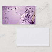 Paars Passion Visitekaartje (Voorkant / Achterkant)