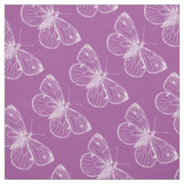 Paars Patina: Butterflies Stof