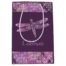 Paars Patina: Dragonfly Medium Cadeauzakje