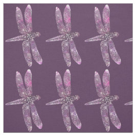 Paars Patina: Dragonfly Stof