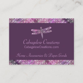 Paars Patina: Dragonfly Visitekaartje