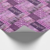 Paars Patina: mozaïek Cadeaupapier (Hoek)