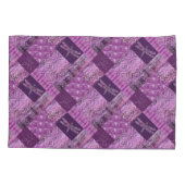 Paars Patina: mozaïek Kussensloop (Achterkant)