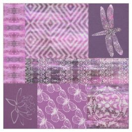 Paars Patina: mozaïek Stof