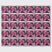 Paars patroon cadeaupapier (Vlak)