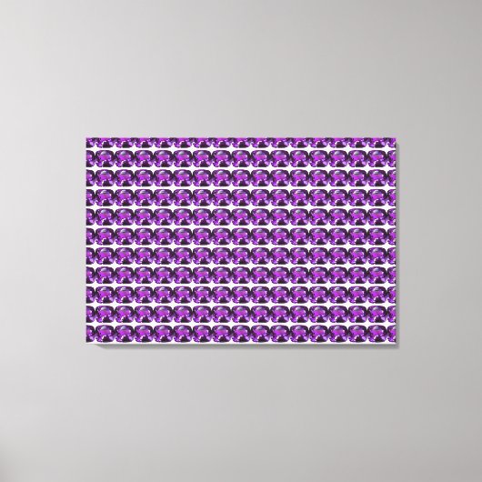 Paars patroon canvas afdruk (Voorkant)