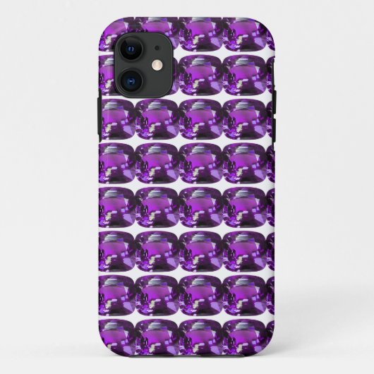 Paars patroon Case-Mate iPhone case (Achterkant)