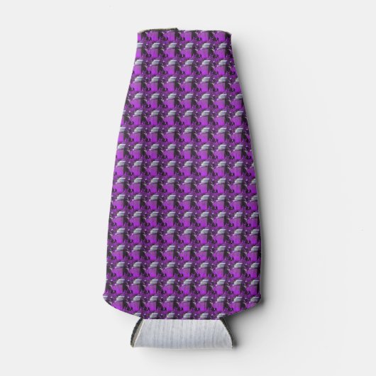Paars patroon flesjeskoeler (Voorkant)