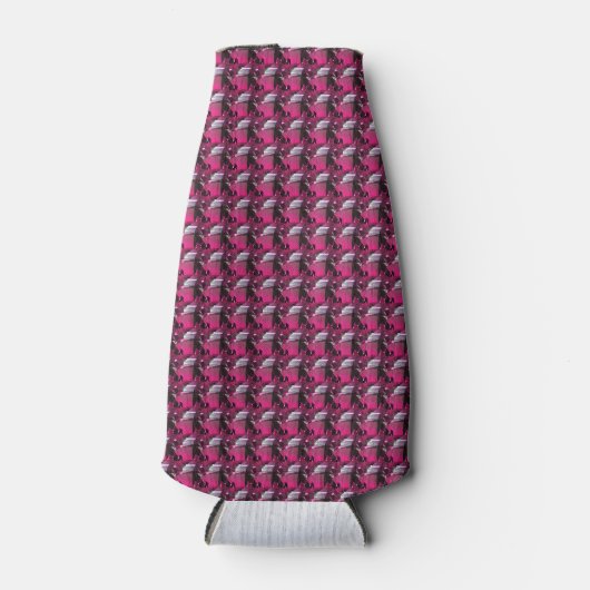 Paars patroon flesjeskoeler (Voorkant)