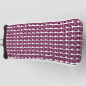 Paars patroon golfheadcover (Voorkant)