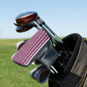 Paars patroon golfheadcover (Insitu)