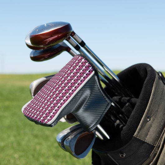 Paars patroon golfheadcover (Insitu)