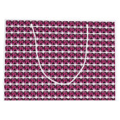 Paars patroon groot cadeauzakje (Achterkant)