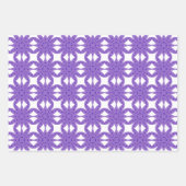 Paars patroon inpakpapier vel (Voorkant)