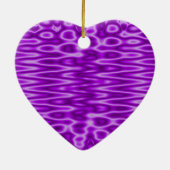 paars patroon keramisch ornament (Achterkant)