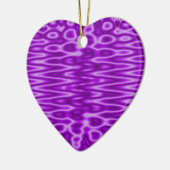 paars patroon keramisch ornament (Links)