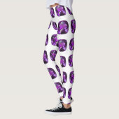 Paars patroon leggings (Links)