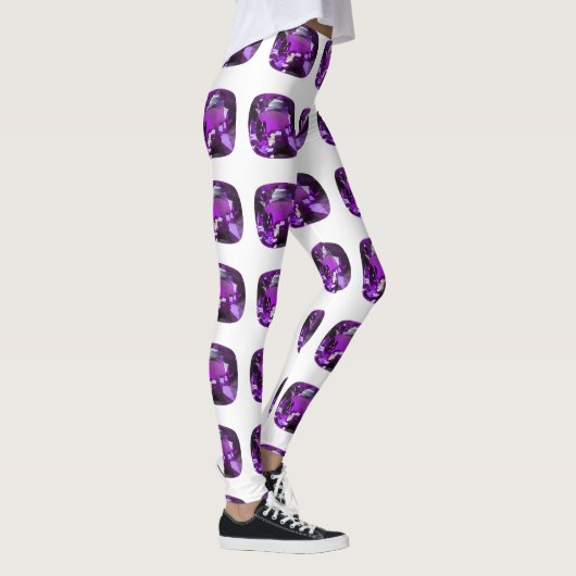Paars patroon leggings (Rechts)