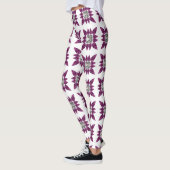Paars patroon leggings (Links)