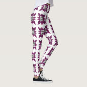 Paars patroon leggings (Rechts)